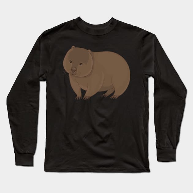 Wombat 07 Long Sleeve T-Shirt by ravenwaldo168375